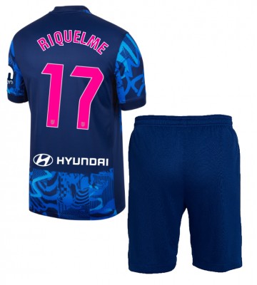 Atletico Madrid Rodrigo Riquelme #17 Alternativní dres komplet pro Děti 2024-25 Krátkým Rukávem (+ Krátké kalhoty)